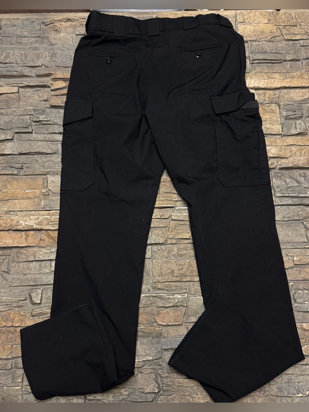 511 Tactical Stryke Pants Men 35” Waist Black Straight Cargo Utility Canvas Work
